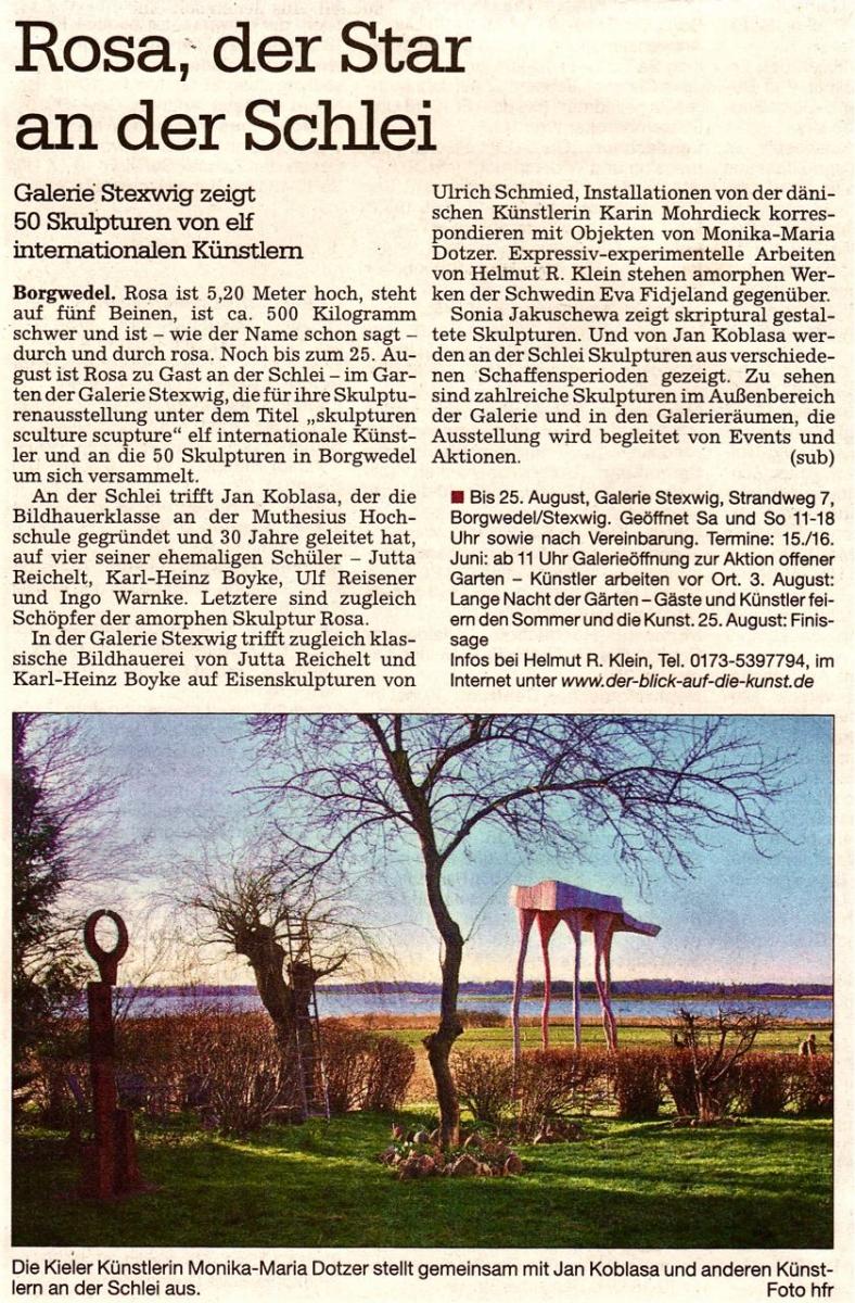 2013 Skulpturen in der Galerie Stexwig SN