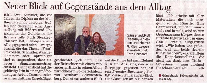 2014 03 &quot;Gänsehaut&quot; Galerie in Kiel KN 