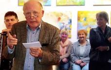 2016 11 Vernissage Dialog GAK Achterwehr, Ulrich Behl Laudatio, 