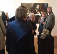 2017 11 64. Besucher der Landesschau BBK SH Nissenhaus Husum  &quot;widersprüchlicher Knoten&quot; v. Helmut R. Klein 