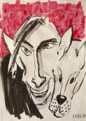 2018  07 &quot;Herrenhund&quot; Mensch - Tier - Symbiose  C  Helmut R. Klein