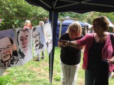 5 Blitzporträts vom Kunstverein Schleswig zum Sommerfest 2018 08 von Helmut R. Klein 